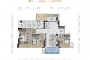 B1 三室两厅两卫